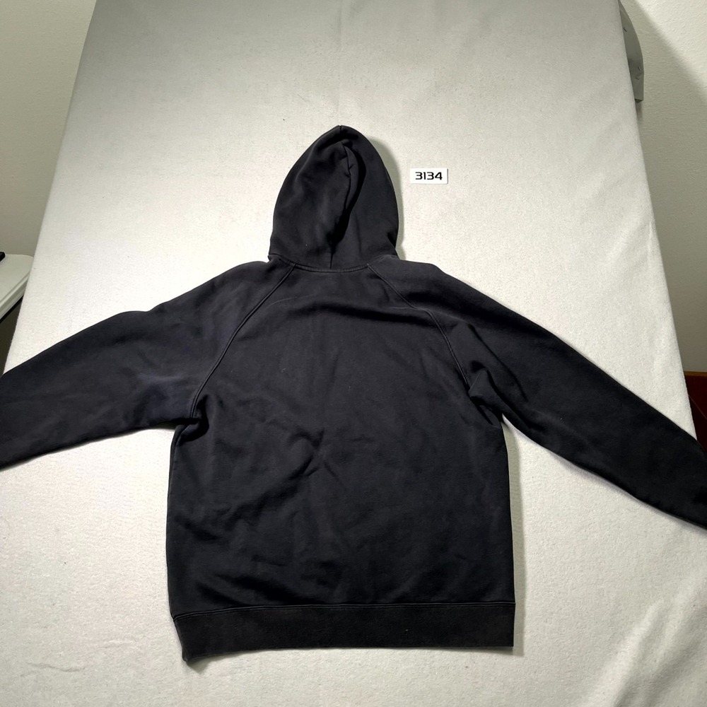 Nike The Athletic Dept Hoodie Mens Large Black Swoosh Logo Fleece Raglan Sleeve - Picture 2 of 7